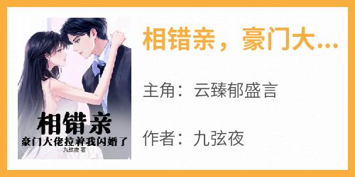 相错亲，豪门大佬拉着我闪婚了