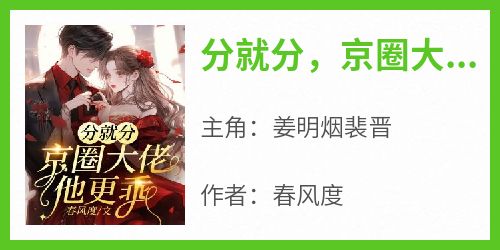 分就分，京圈大佬他更乖